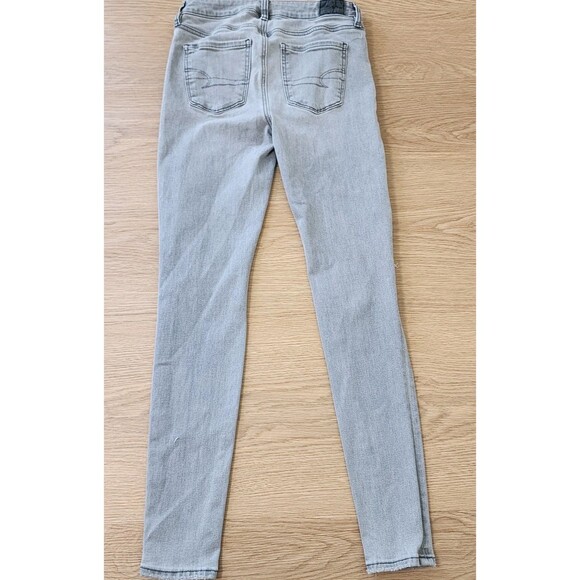 American Eagle Jeans Womens 2 Next Level Stretch Jegging Distressed Denim 27x27 - Picture 5 of 13